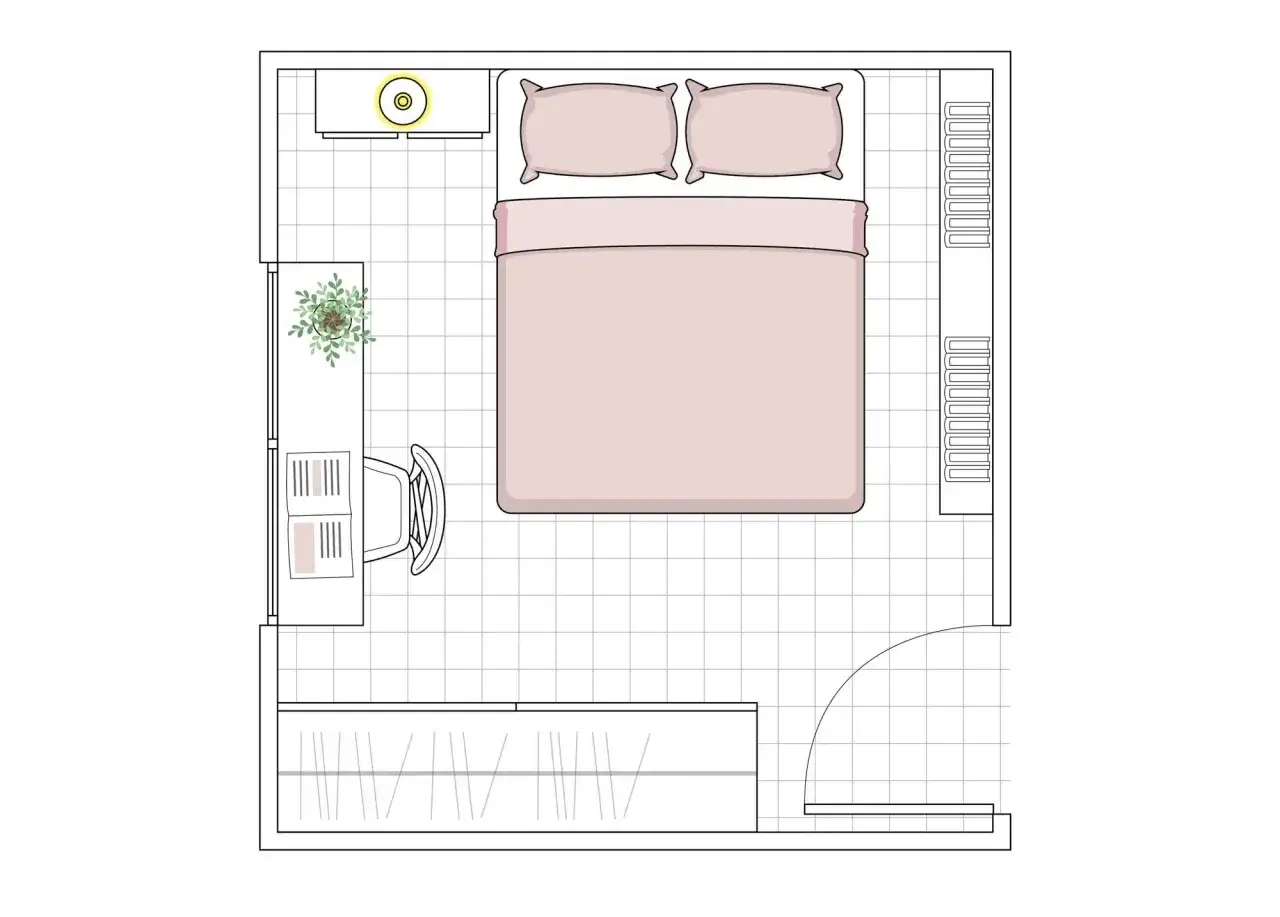 Habitación de 6m² - Planos y trucos para multiplicar el espacio