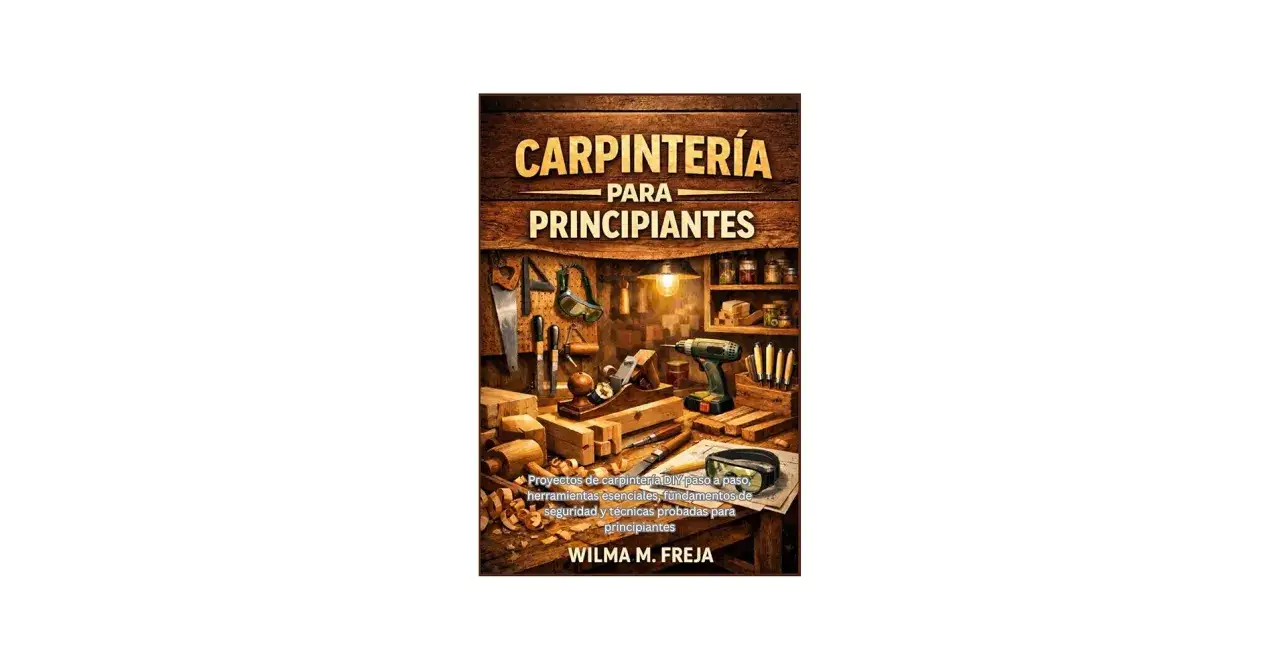 Taller de carpinter&iacute;a con herramientas esenciales: sierra, taladro, cepillo y m&aacute;s. Ideal para aprender proyectos de madera.